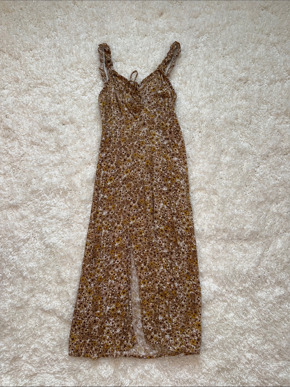 TJ Maxx Japna Floral Midi Dress with Slit